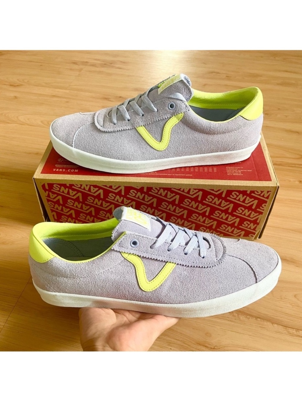 Vans Sport Low Caramella Lavender Suede Mens 13.OUS